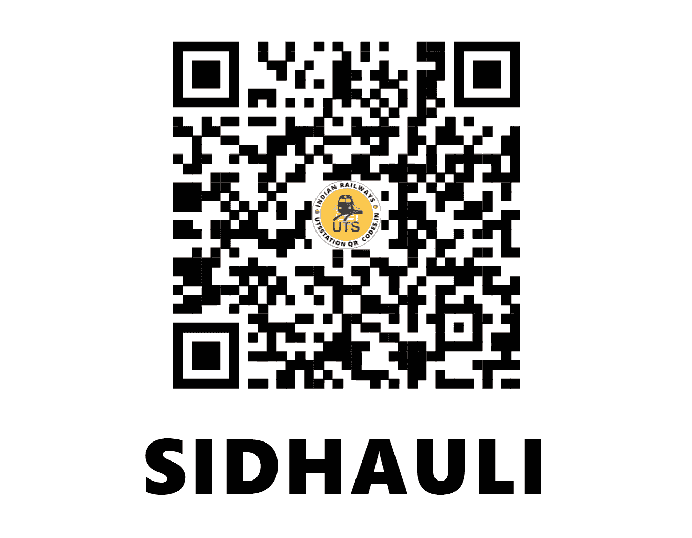 UTS QR Code for SIDHAULI - SD (NE - UTTAR PRADESH)